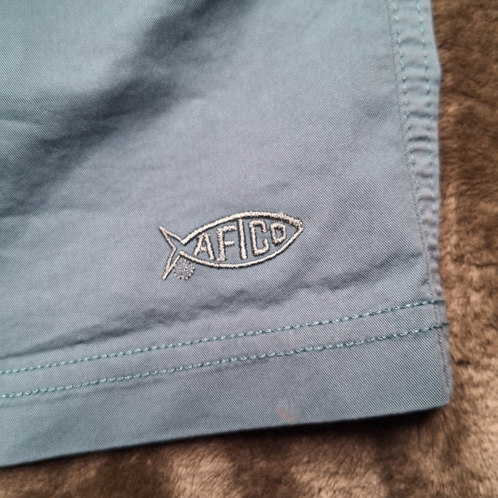 AFTCO‎ Youth Medium American Fishing Shorts Blue - Picture 3 of 6